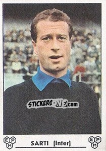 Sticker Giuliano Sarti - Calciatori 1964-1965 n. 116 - Panini