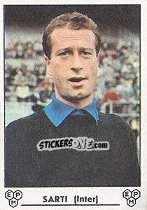 Cromo Giuliano Sarti - Calciatori 1964-1965 - Panini