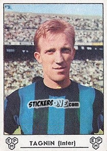 Sticker Carlo Tagnin - Calciatori 1964-1965 n. 118 - Panini