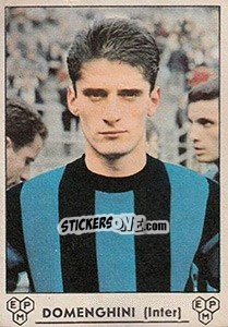 Sticker Angelo Domenghini - Calciatori 1964-1965 - Panini