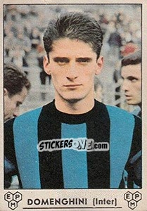 Sticker Angelo Domenghini - Calciatori 1964-1965 n. 128 - Panini