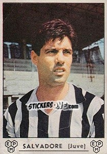 Cromo Sandro Salvadore - Calciatori 1964-1965 - Panini