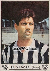 Sticker Sandro Salvadore - Calciatori 1964-1965 n. 135 - Panini