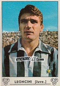 Sticker Gianfranco Leoncini - Calciatori 1964-1965 n. 136 - Panini