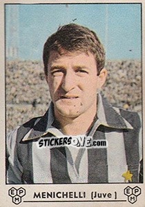 Cromo Giampaolo Menichelli - Calciatori 1964-1965 - Panini