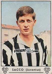 Cromo Giovanni Sacco - Calciatori 1964-1965 - Panini