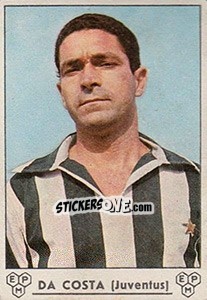 Sticker Dino Da Costa - Calciatori 1964-1965 n. 144 - Panini