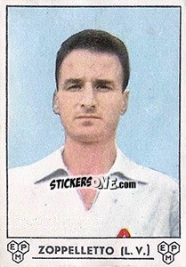 Sticker Giobatta Zoppelletto - Calciatori 1964-1965 n. 147 - Panini