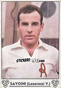 Sticker Giulio Savoini - Calciatori 1964-1965 - Panini