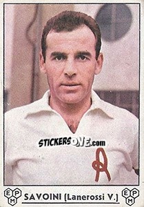 Sticker Giulio Savoini - Calciatori 1964-1965 n. 149 - Panini