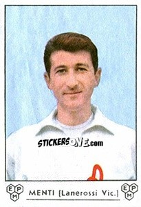 Figurina Luigi Menti - Calciatori 1964-1965 - Panini