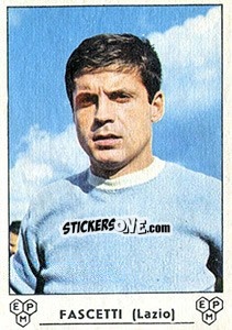 Sticker Eugenio Fascetti - Calciatori 1964-1965 n. 169 - Panini