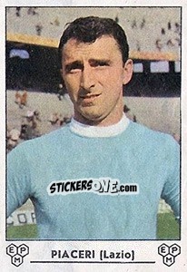 Cromo Giampaolo Piaceri - Calciatori 1964-1965 - Panini