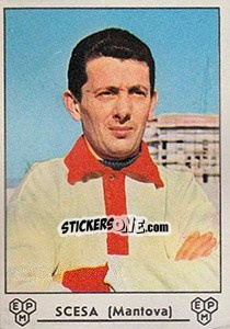 Sticker Piero Scesa - Calciatori 1964-1965 - Panini
