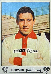 Sticker Giulio Corsini - Calciatori 1964-1965 n. 181 - Panini