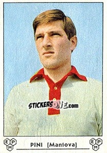Sticker Sergio Pini - Calciatori 1964-1965 n. 183 - Panini