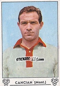 Sticker Beniamino Cancian - Calciatori 1964-1965 n. 184 - Panini