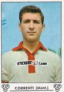 Sticker Claudio Correnti - Calciatori 1964-1965 n. 186 - Panini