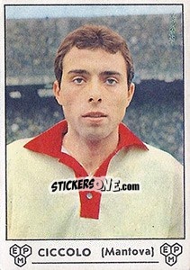 Sticker Nicola Ciccolo - Calciatori 1964-1965 n. 189 - Panini