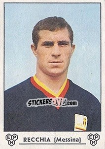 Sticker Alberto Recchia - Calciatori 1964-1965 n. 196 - Panini
