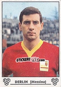 Sticker Roberto Derlin - Calciatori 1964-1965 - Panini