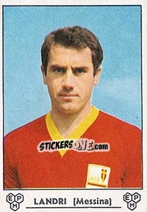 Sticker Franco Landri - Calciatori 1964-1965 n. 200 - Panini
