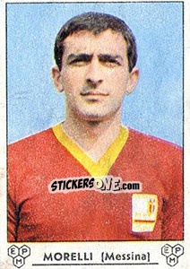 Figurina Paolo Morelli - Calciatori 1964-1965 - Panini