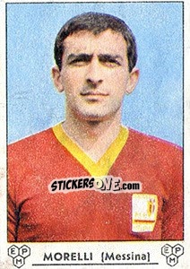 Sticker Paolo Morelli - Calciatori 1964-1965 n. 204 - Panini