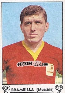 Sticker Eugenio Brambilla - Calciatori 1964-1965 n. 208 - Panini