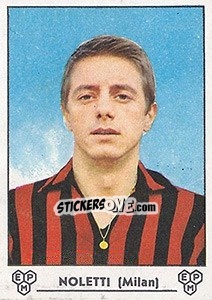 Cromo Gilberto Noletti - Calciatori 1964-1965 - Panini