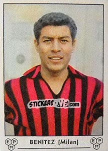 Figurina Victor Morales Benitez - Calciatori 1964-1965 - Panini