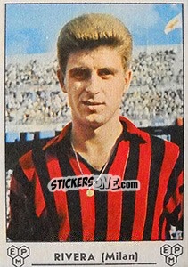 Sticker Gianni Rivera - Calciatori 1964-1965 n. 218 - Panini