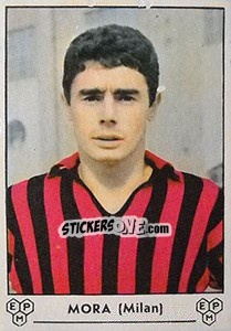Sticker Bruno Mora - Calciatori 1964-1965 - Panini