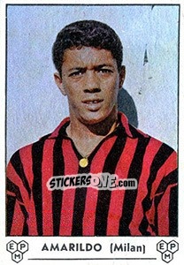 Sticker Tavares De Silveira Amarildo - Calciatori 1964-1965 - Panini