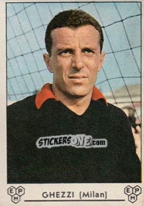 Sticker Giorgio Ghezzi - Calciatori 1964-1965 - Panini