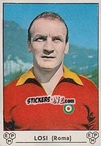 Sticker Giacomo Losi - Calciatori 1964-1965 n. 231 - Panini