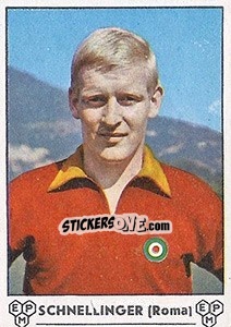 Figurina Karl Schnellinger - Calciatori 1964-1965 - Panini
