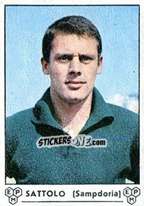 Sticker Franco Sattolo - Calciatori 1964-1965 n. 244 - Panini