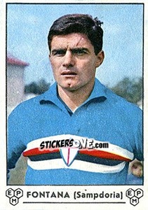Cromo Alfio Fontana - Calciatori 1964-1965 - Panini