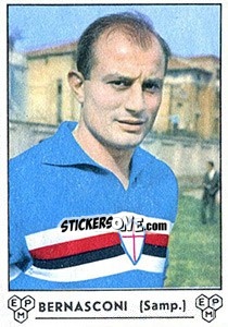 Cromo Gaudenzio Bernasconi - Calciatori 1964-1965 - Panini