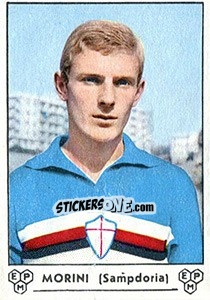 Sticker Francesco Morini - Calciatori 1964-1965 - Panini