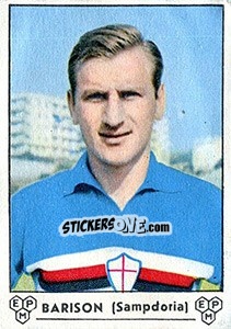 Sticker Paolo Barison - Calciatori 1964-1965 - Panini