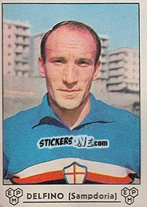 Cromo Giovanni Delfino - Calciatori 1964-1965 n. 254 - Panini