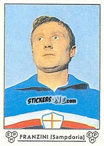 Sticker Bruno Franzini - Calciatori 1964-1965 - Panini
