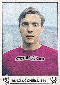 Sticker Luciano Buzzacchera - Calciatori 1964-1965 - Panini