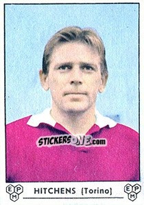 Sticker Gerald Hitchens - Calciatori 1964-1965 n. 268 - Panini