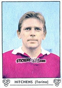 Sticker Gerald Hitchens - Calciatori 1964-1965 - Panini