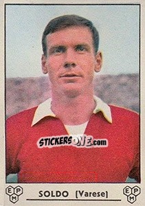 Sticker Carlo Soldo - Calciatori 1964-1965 n. 280 - Panini