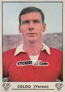 Cromo Carlo Soldo - Calciatori 1964-1965 - Panini