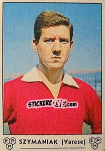 Figurina Horst Szymaniak - Calciatori 1964-1965 - Panini